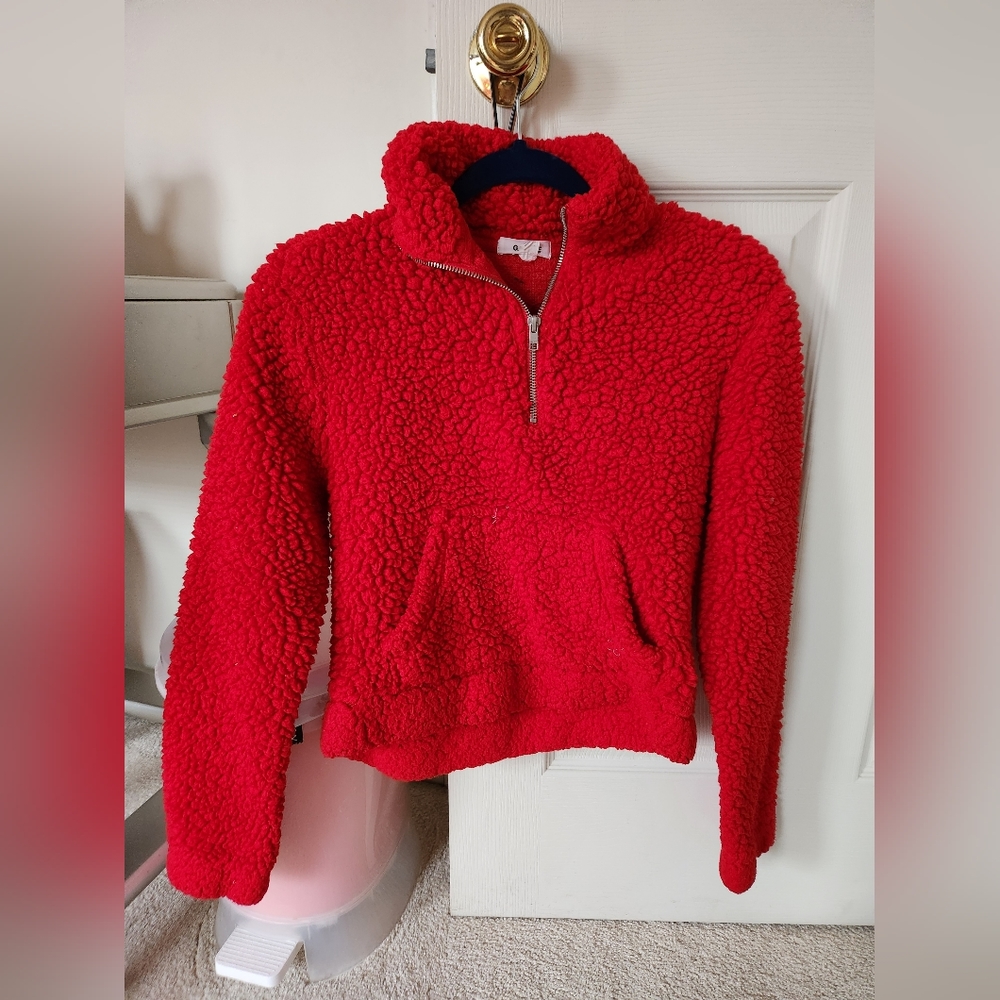 Garage sherpa quarter zip